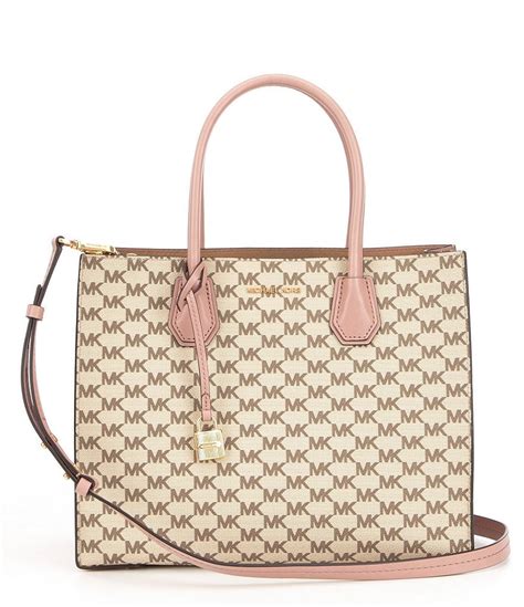 michael kors heritaage signature purse|michael kors large signature tote.